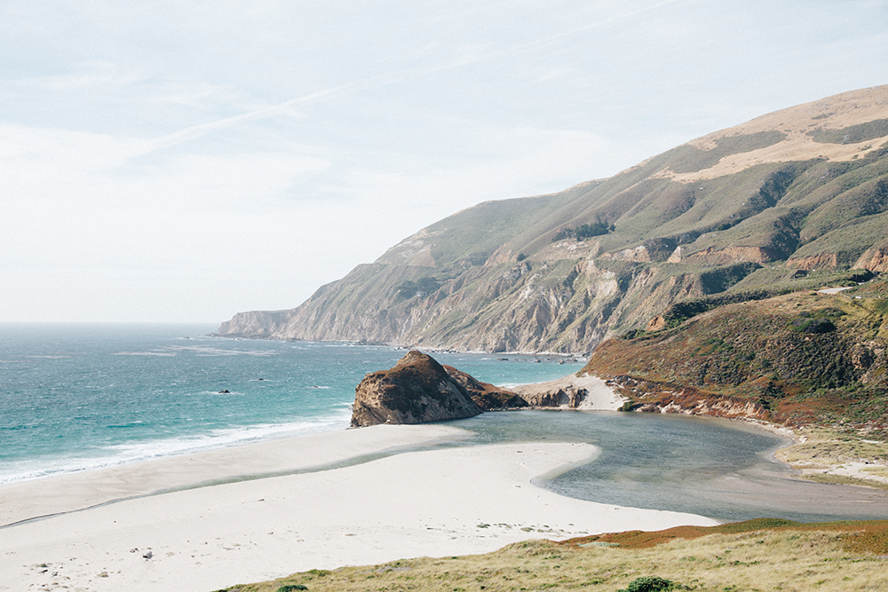The coastal road from LA to San Francisco. 