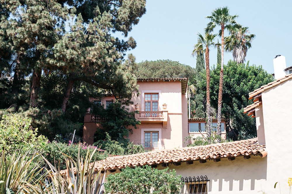Houses in the Hollywood hills 