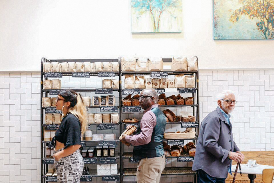 Locals lining up at The Mill, San Francisco. 