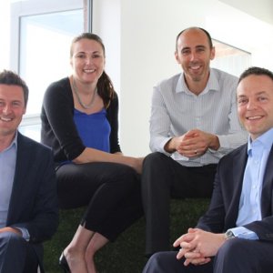 From left to right: Ivan, Victoria, Robin and David.