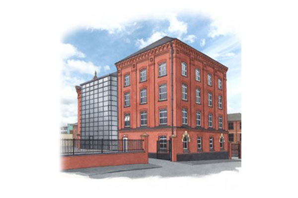 An artist's impression of the works to be completed at Sterne House