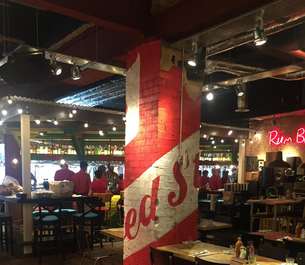 Inside Turtle Bay in Derby's Cathedral Quarter