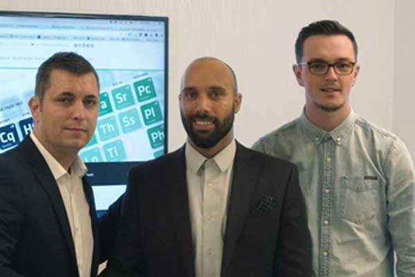 From left to right: Matt Wheatcroft, Claudio Davanzo and Danny Painter