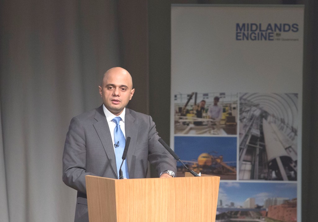 Secretary of State for Business, Innovation and Skills, Sajid Javid, at the Midlands Engine launch last week.