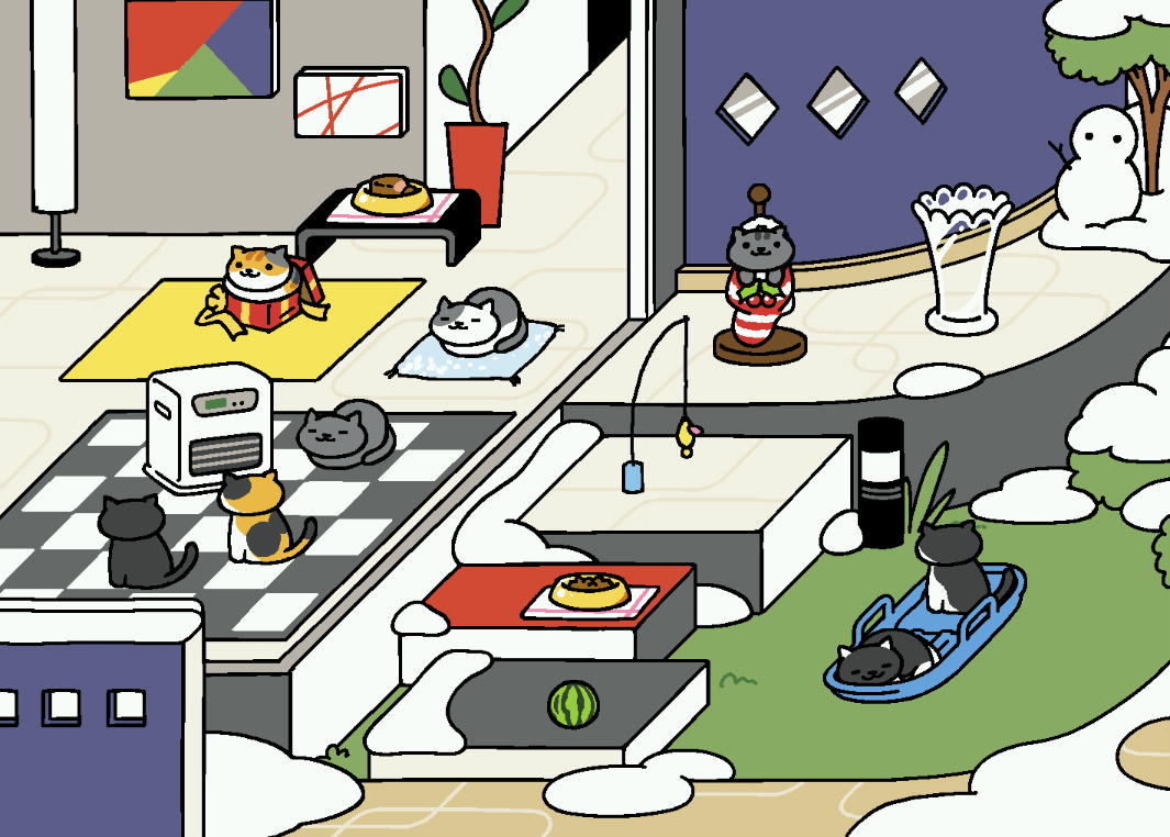 Honorable Mention to Neko Atsume