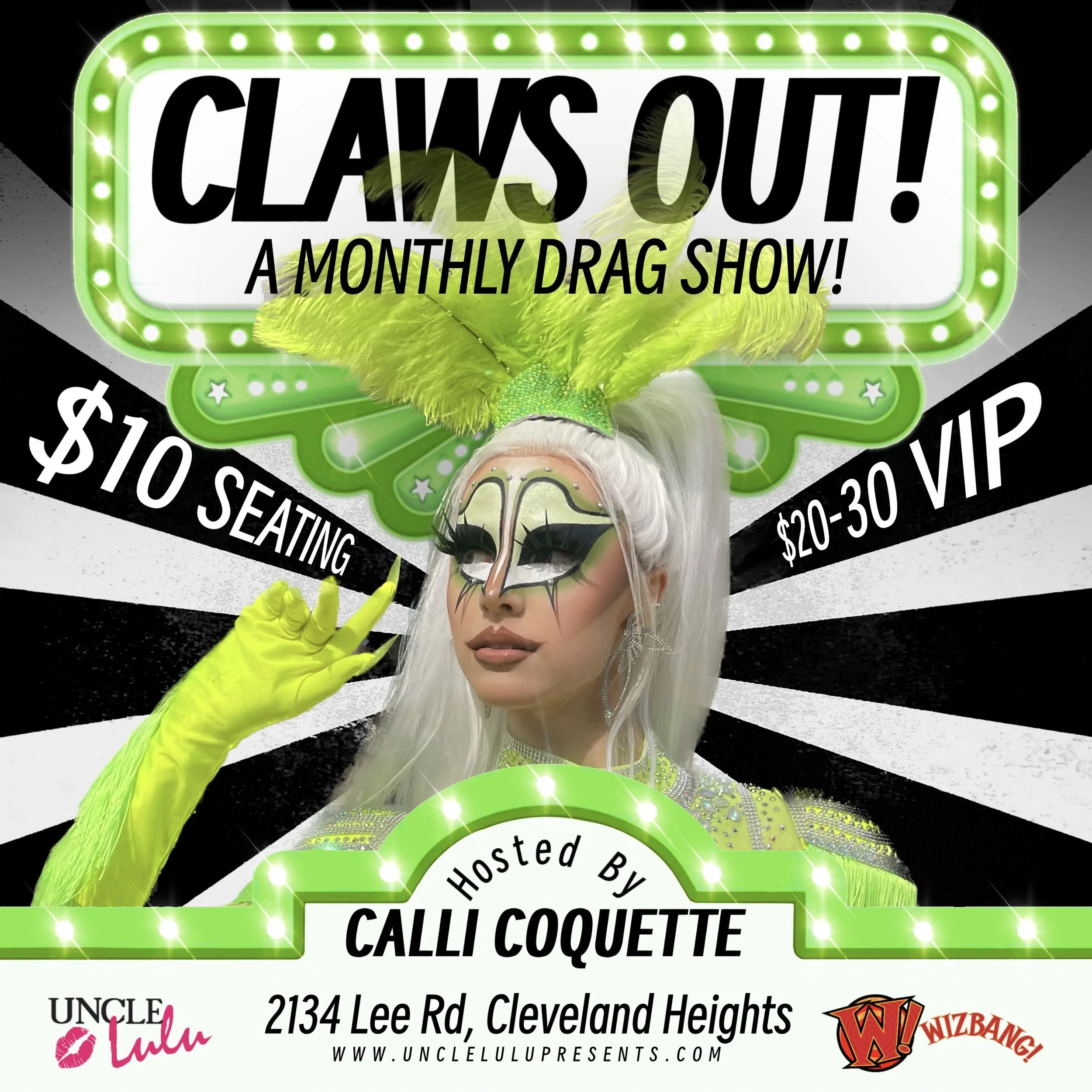 Claws Out! Monthly Drag Show