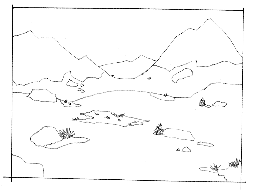 Tundra habitat frame