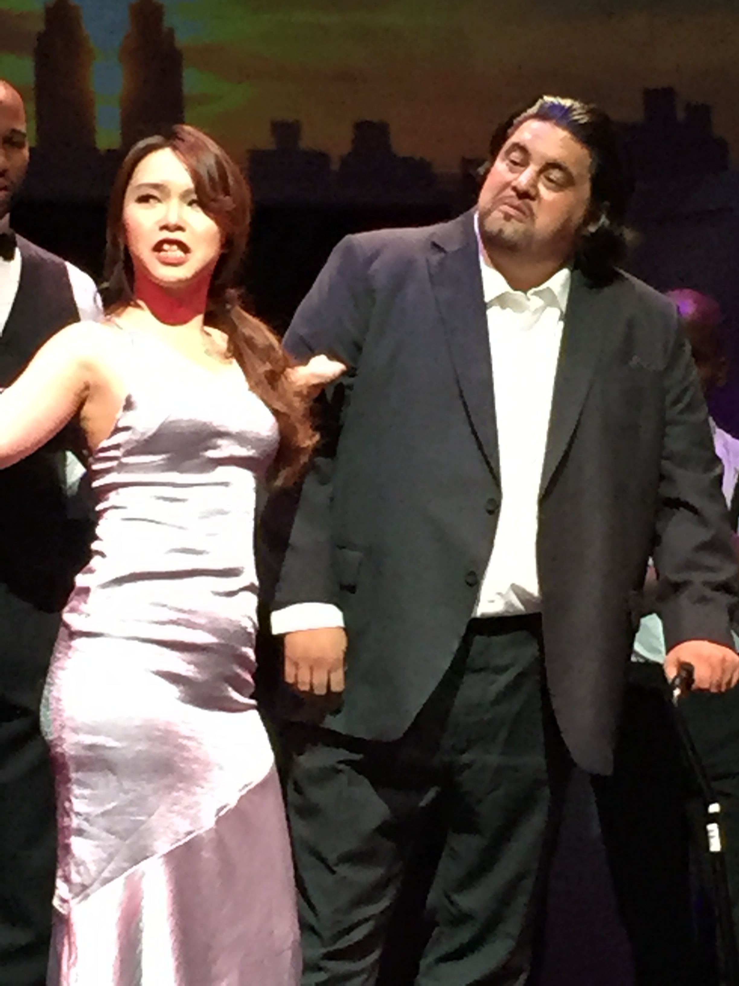 "But with the prenup I'm bound by, it's all a fantasy." Yingjie Zhou as Maria; Benjamin Bloomfield as Arthur Ruskin