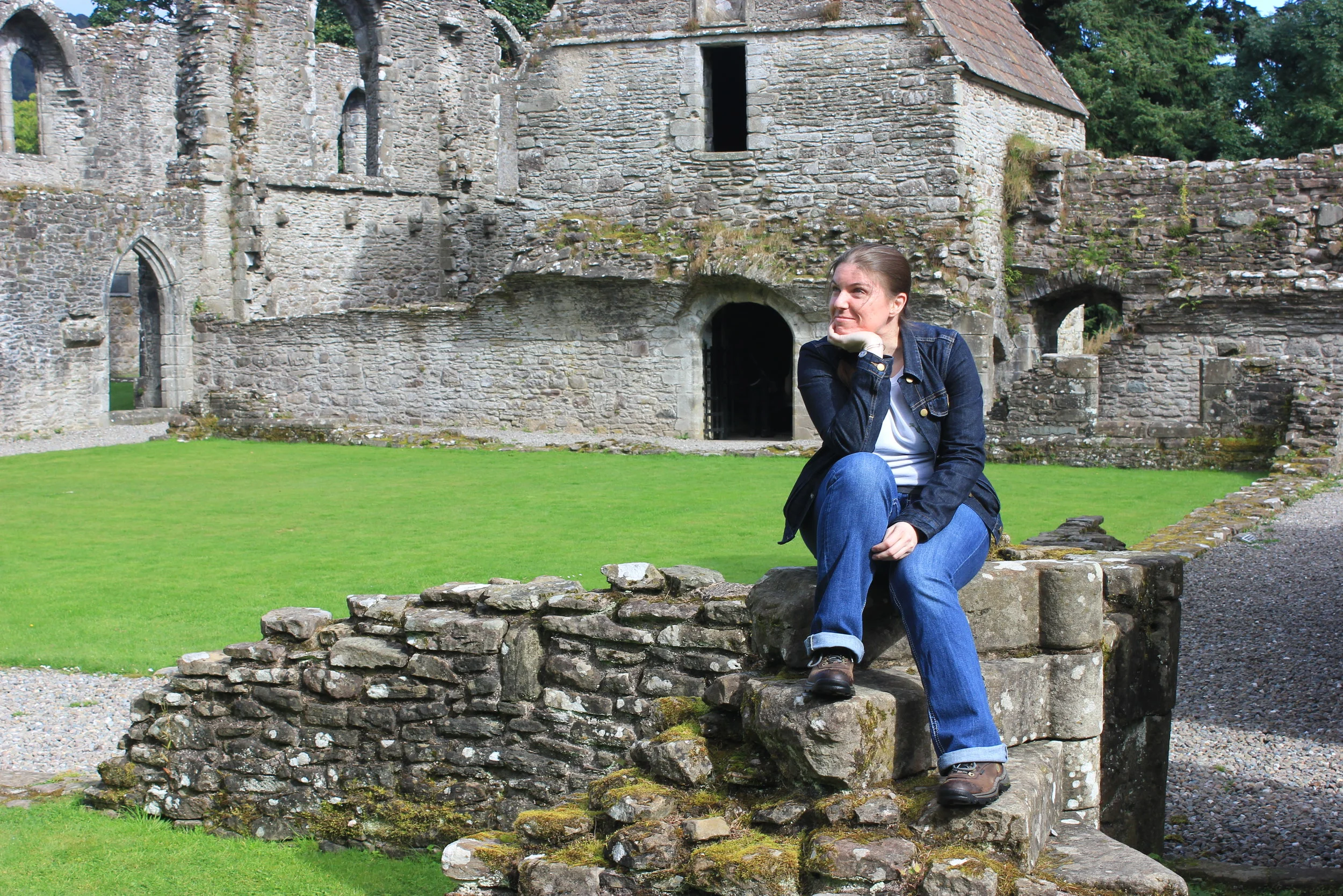 Ann at Inchmahone Priory, Scotland