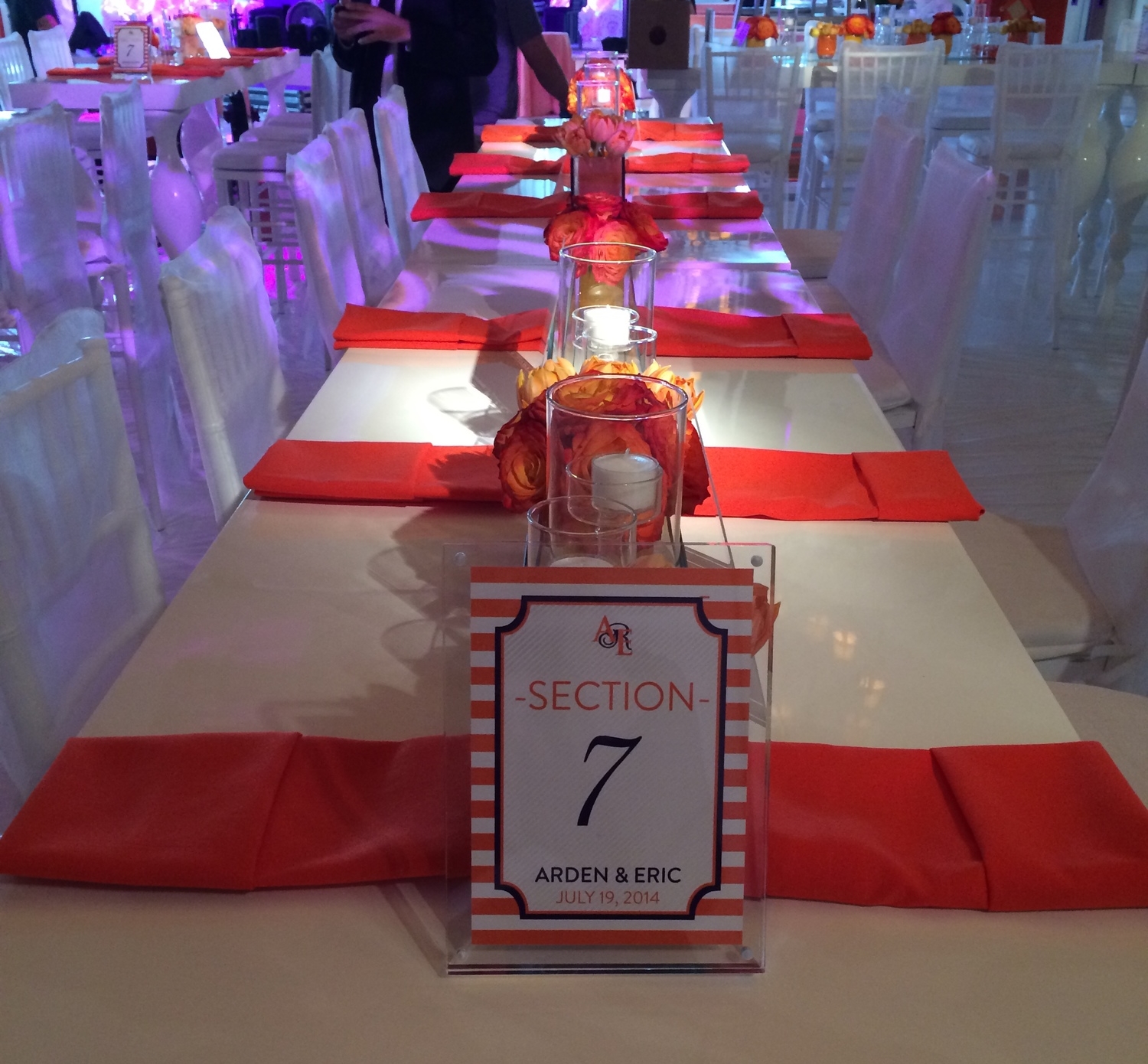 TABLE NUMBERS