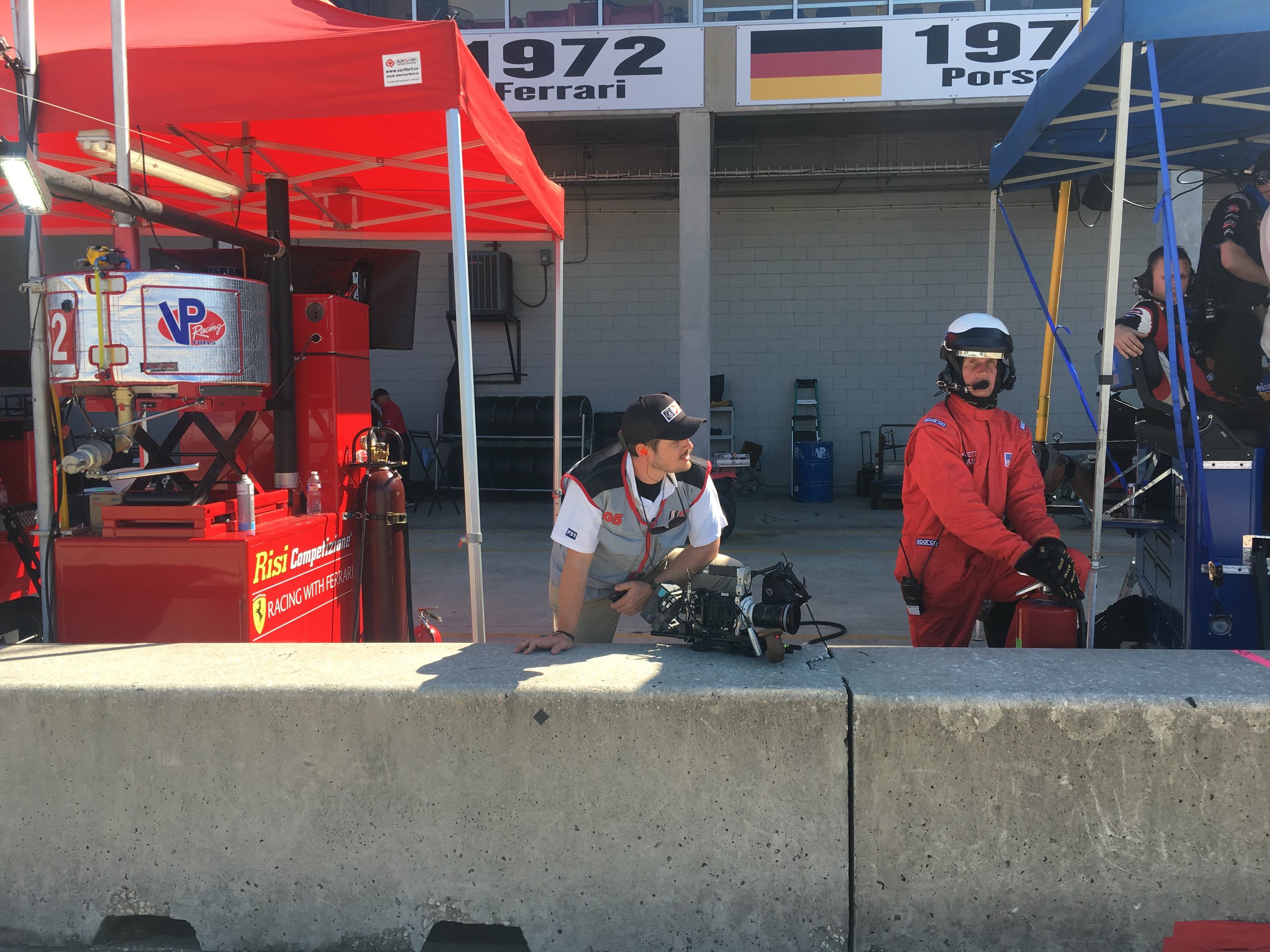 And my main man - Brett Ramker - working pitlane with his camera. Check out his amazing work at IMSA.com
