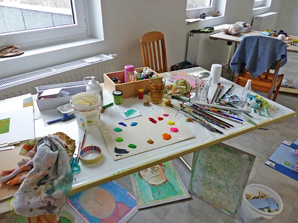 CKCK Residency at Claudia Grom’s studio, Bad Kissingen, 11 - 15 March 2019. Image: Chris Kircher