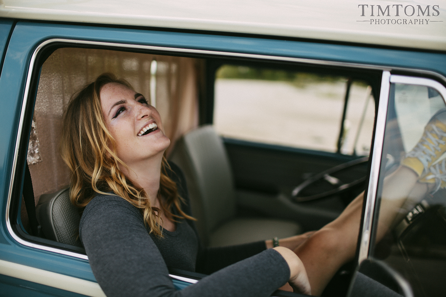  Senior Picture Girl VW Bus Joplin Missouri Photographer 