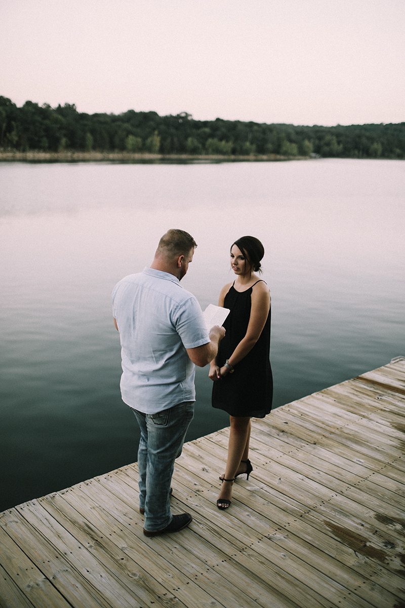  wedding photographer engagement proposal table rock lake 