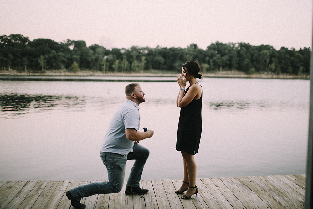  wedding photographer engagement proposal table rock lake 