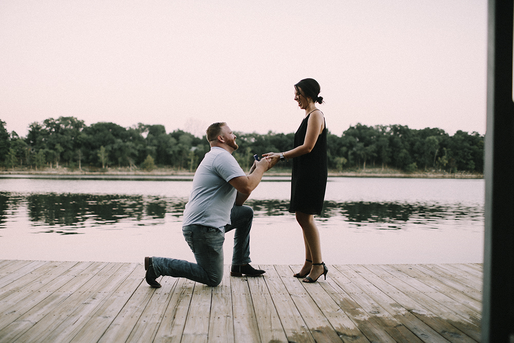  wedding photographer engagement proposal table rock lake 