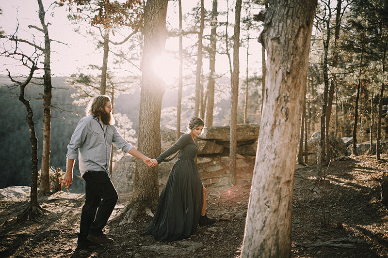  engagement photography session northwest arkansas whitaker point 