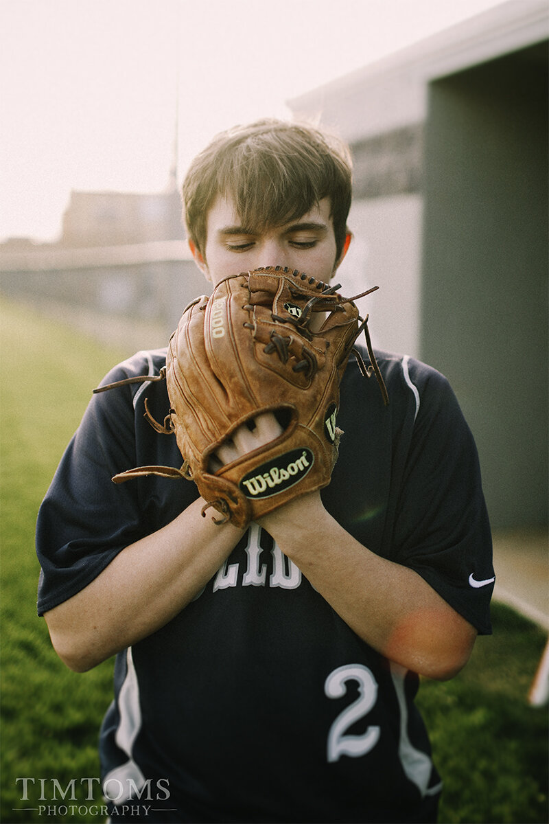  senior portrait photography baseball 