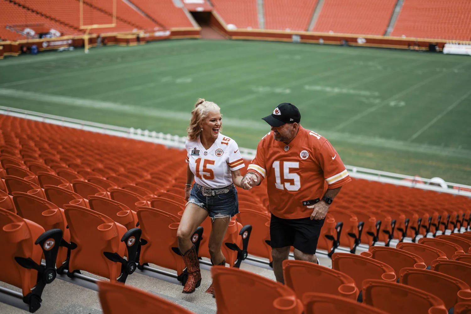 geha field engagement session kansas city