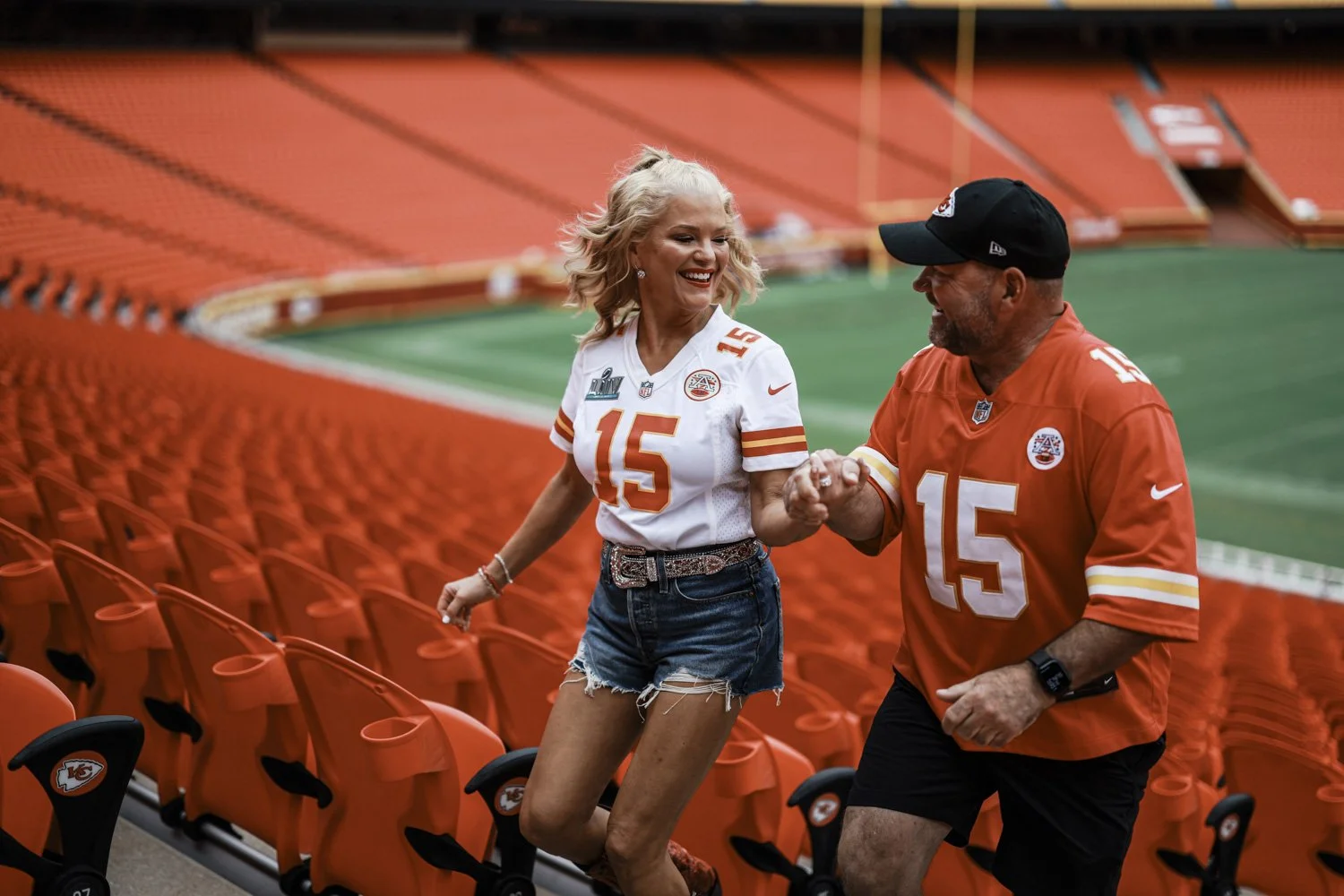 geha field engagement session kansas city