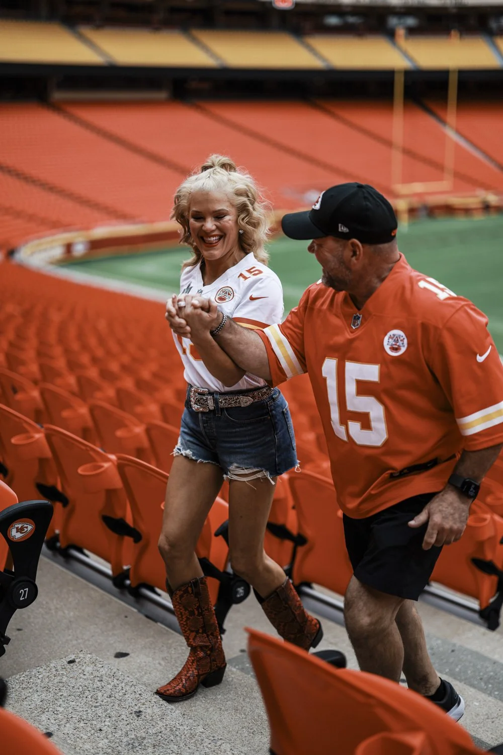 geha field engagement session kansas city