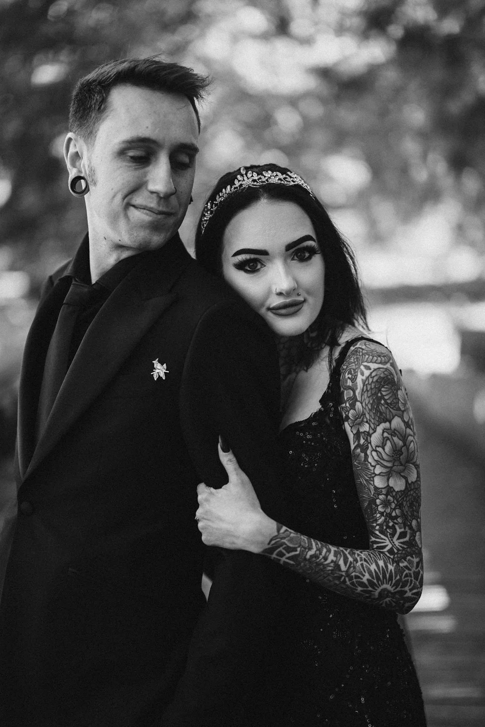 ALL BLACK WEDDING DRESS