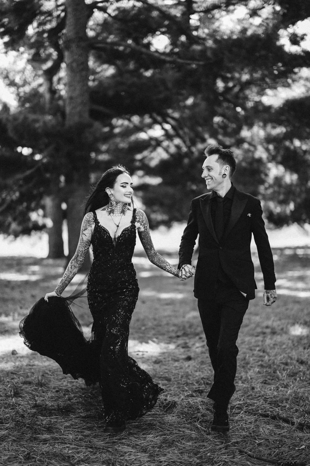 ALL BLACK WEDDING DRESS