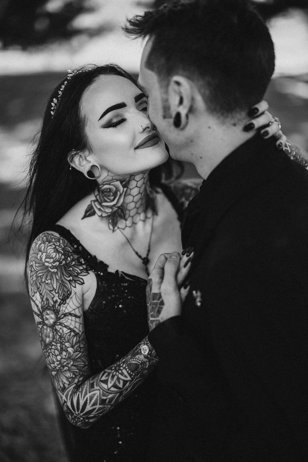 ALL BLACK WEDDING DRESS