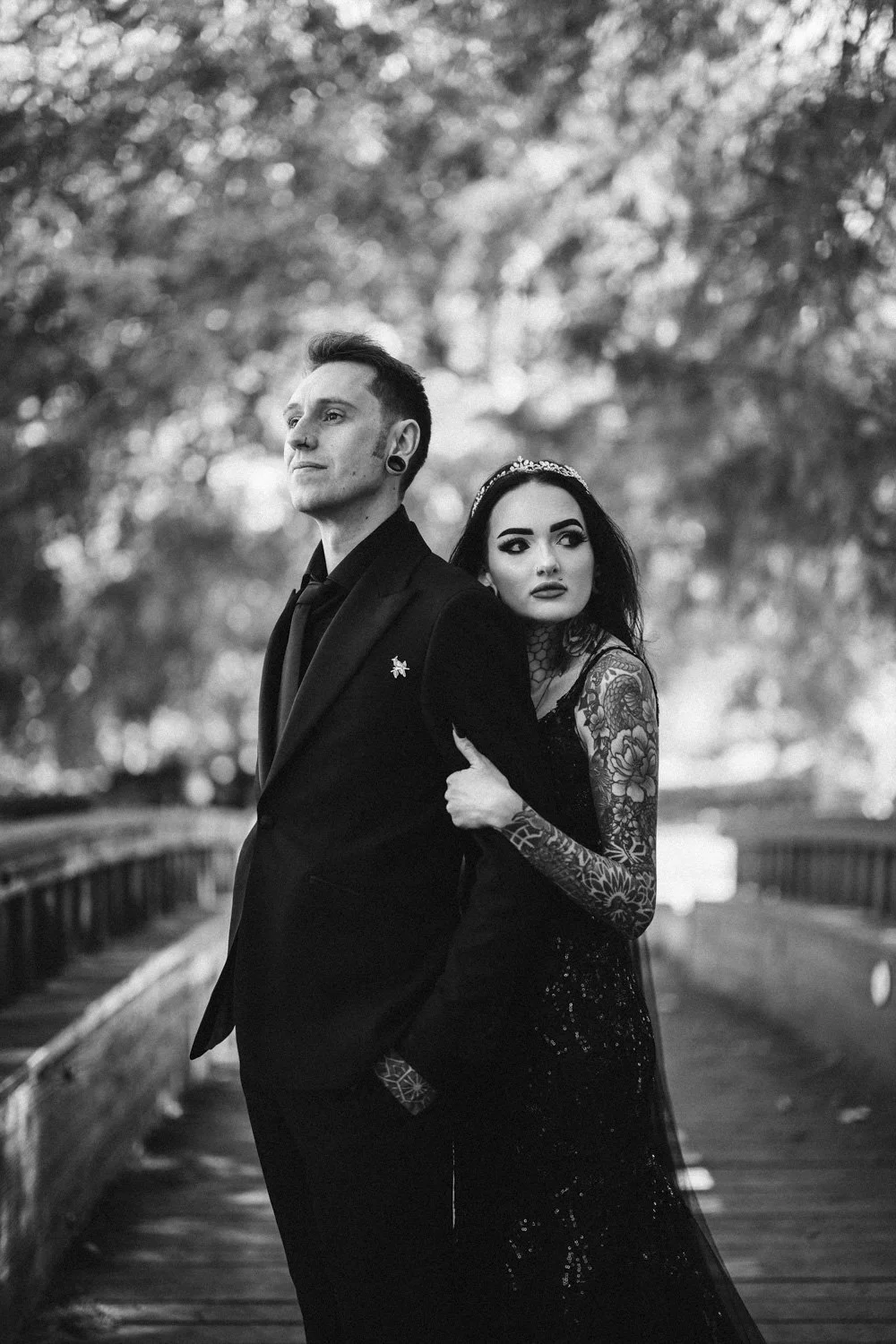 ALL BLACK WEDDING DRESS