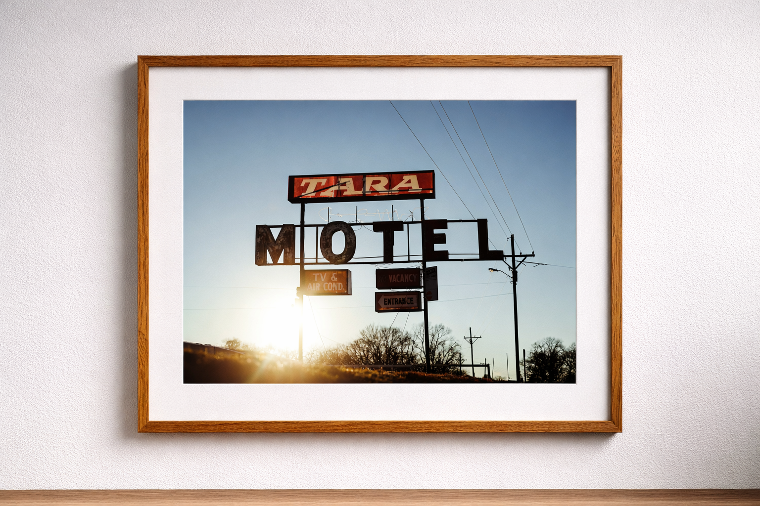 Tara Motel Art Print