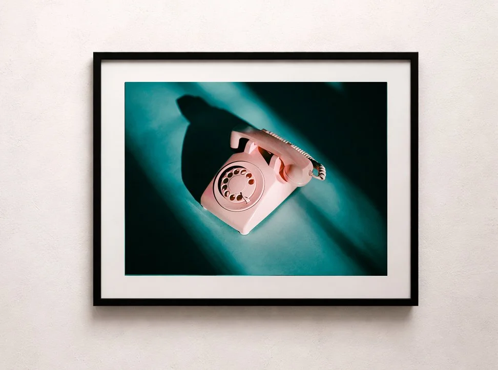 Call Waiting Art Print