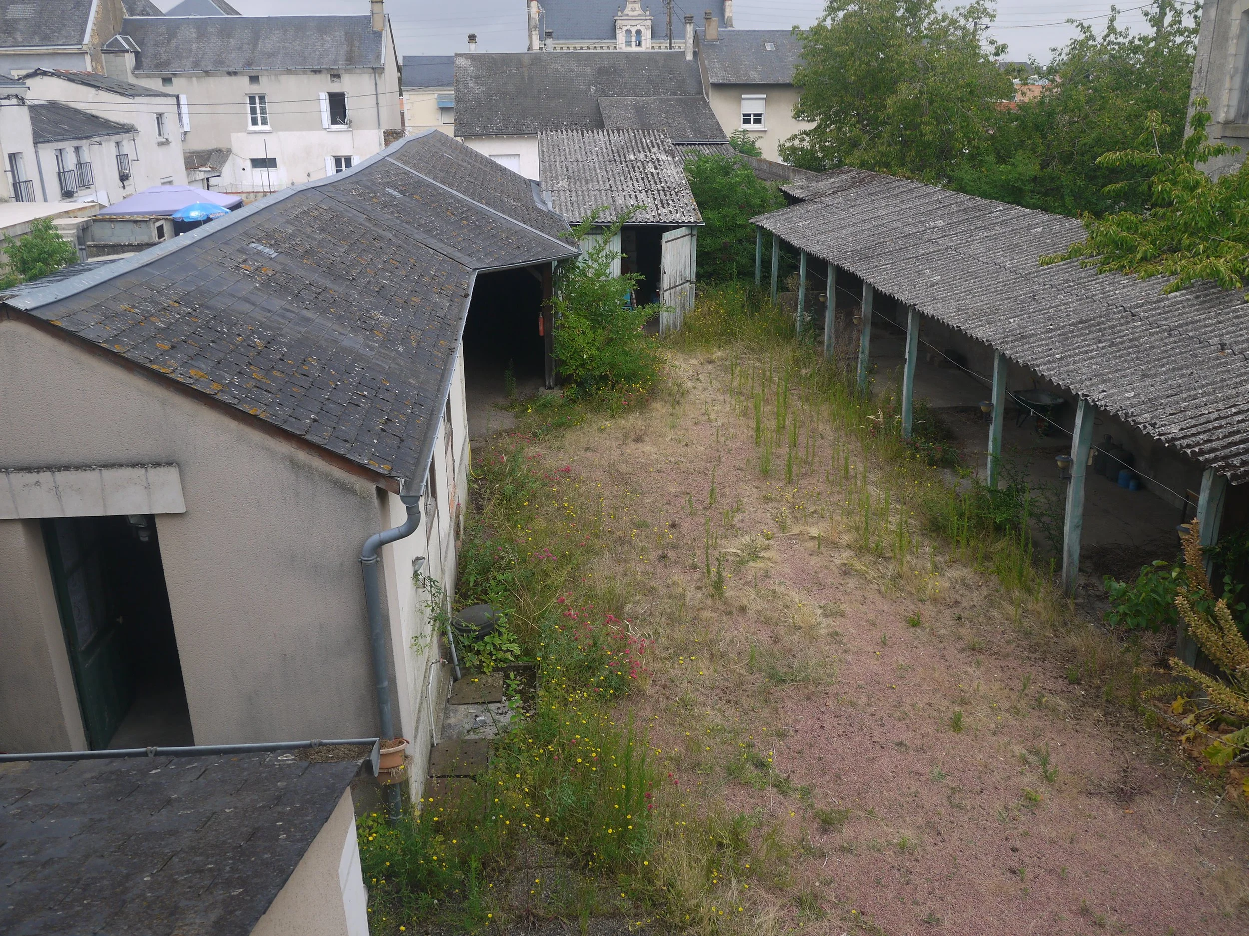 View of the Yard from the Second Floor