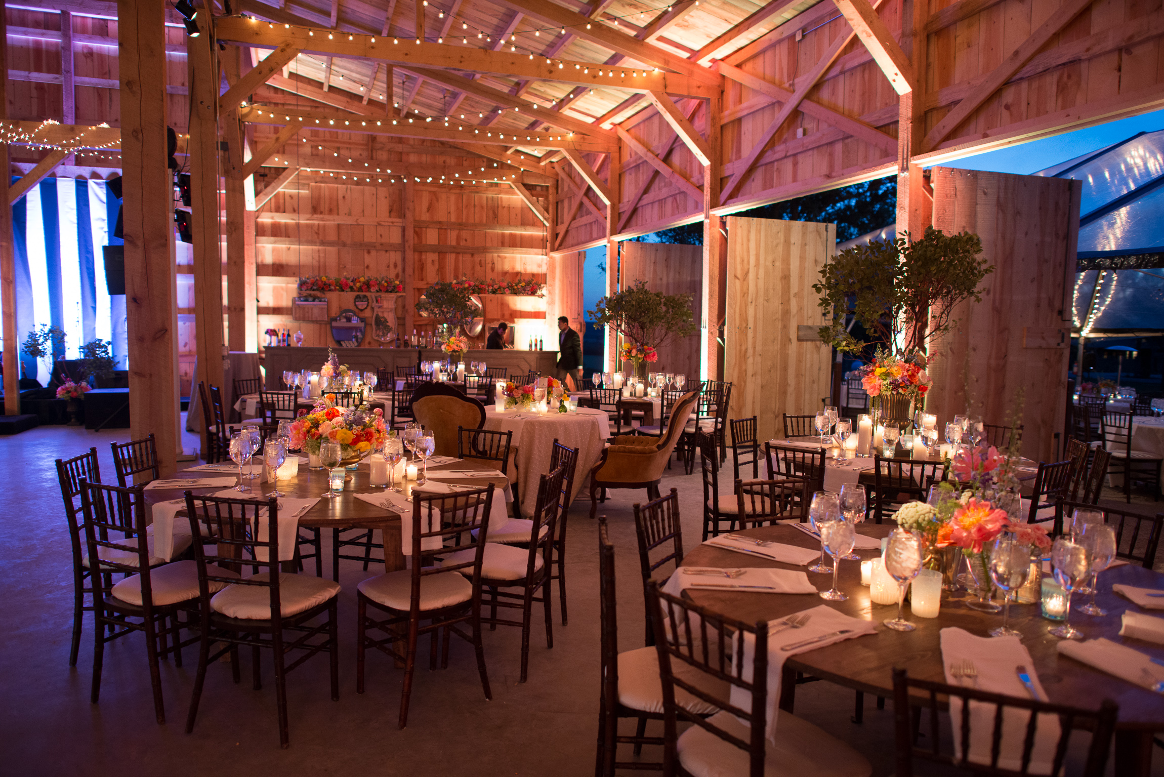 Interior of Herron Bend Barn
