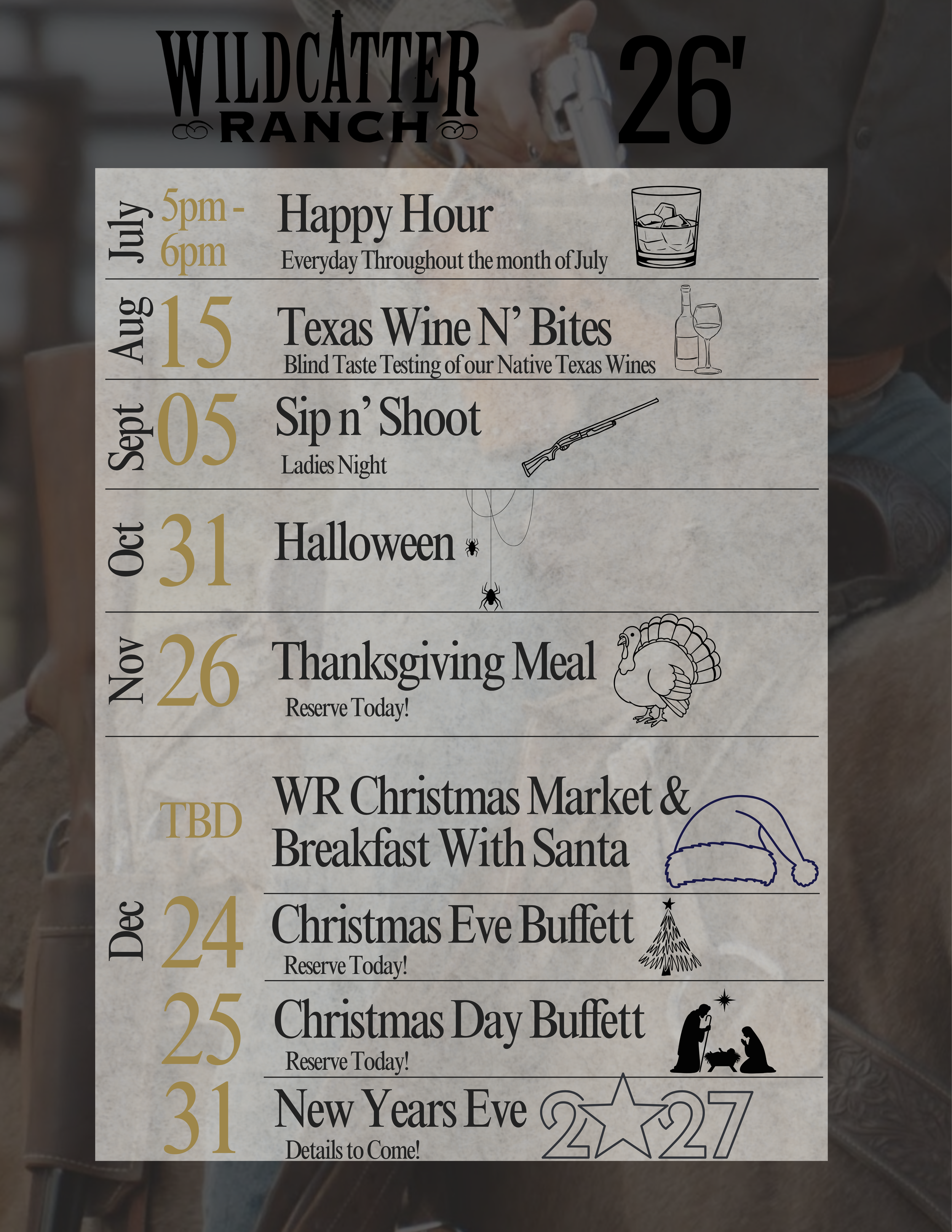 Wildcatter Events — Wildcatter RanchWildcatter Ranch