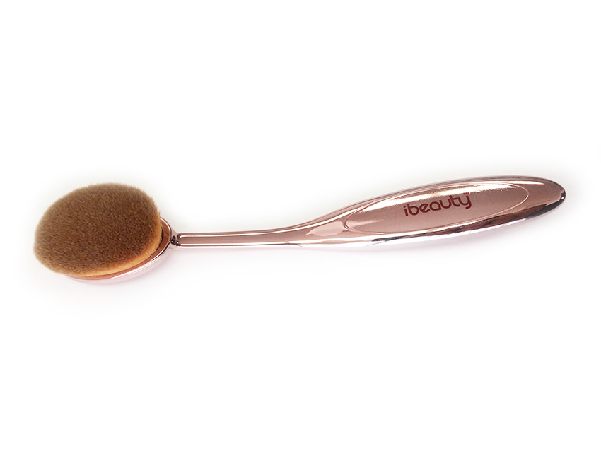 iBeauty Oval Contour Makeup Brush #4 - Blush Powder - Rose Gold Color —  iBeauty