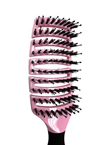 iBeauty Concave Detangling Flexi Vent Brush (Pink) -1972