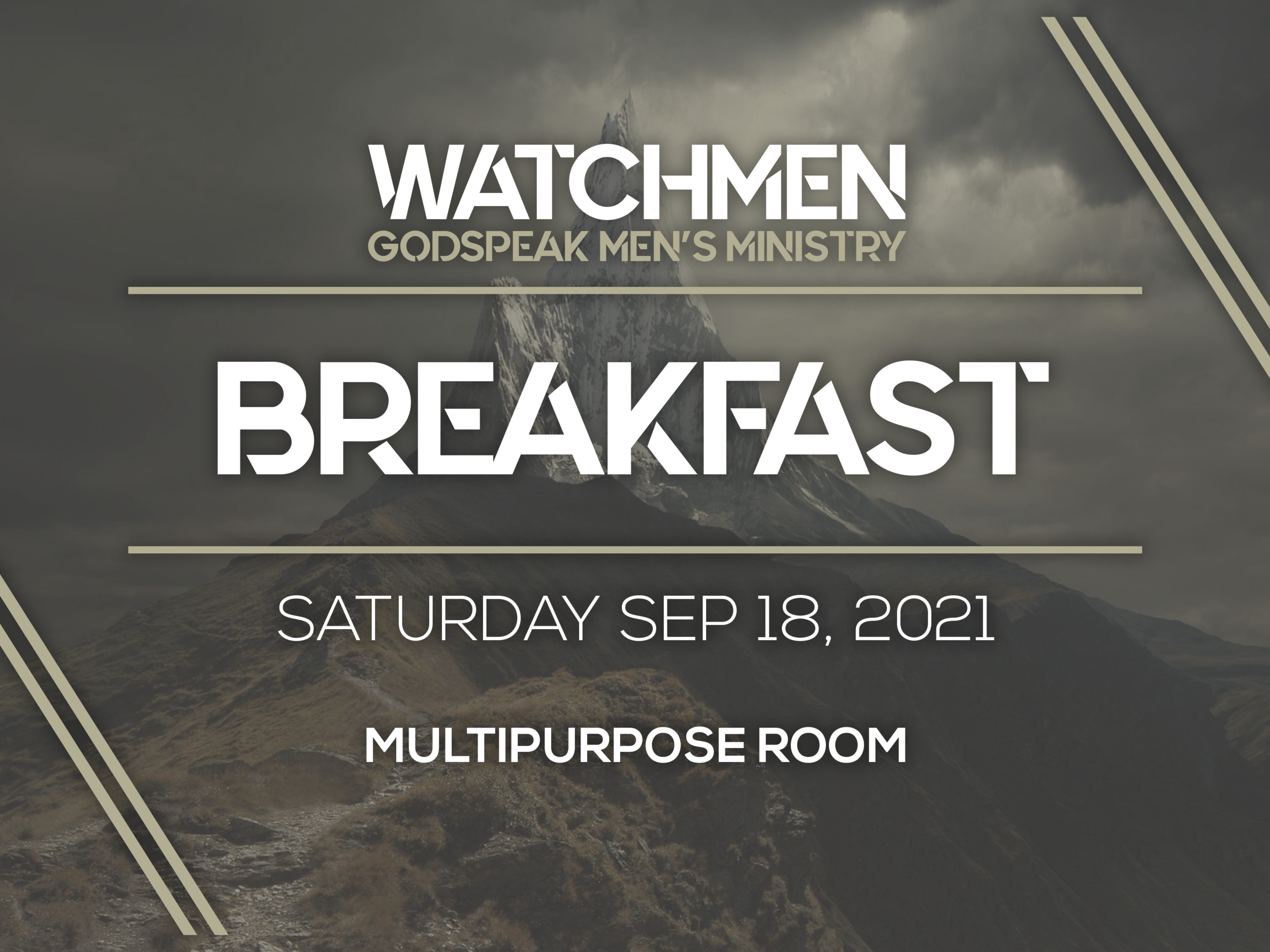 Men's Ministry Breakfast