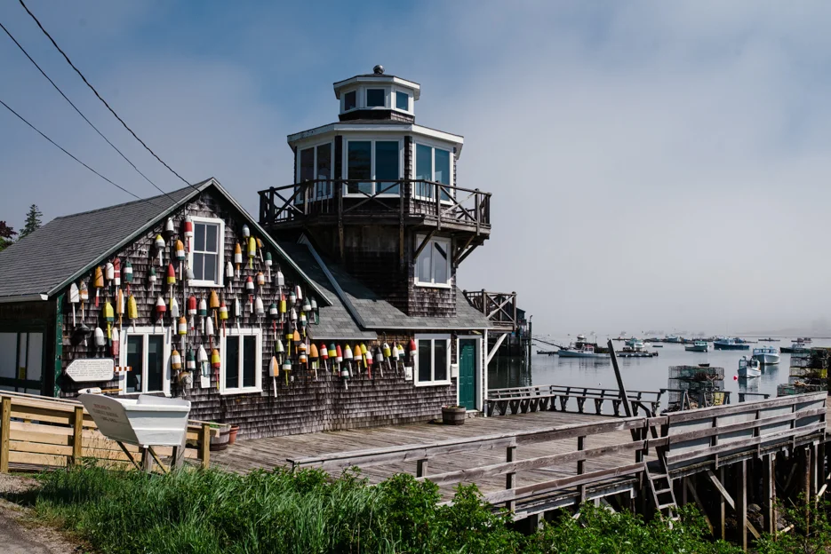 The family lighthouse and shop.