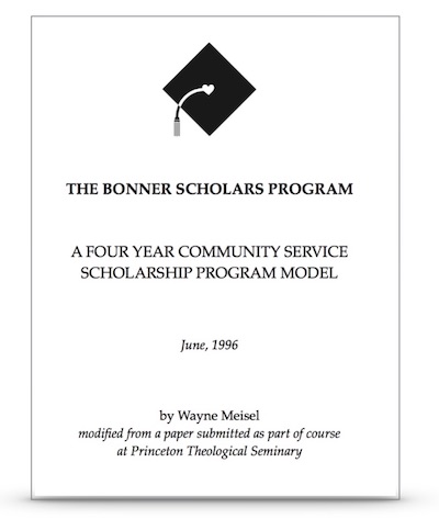 This 1996 paper by Wayne Meisel conceived the 5 E's Bonner Developmental Model. Click to download.