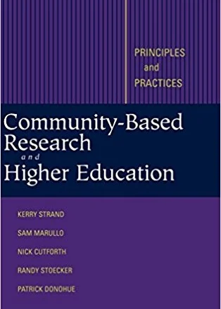 The "purple book"&nbsp;as we often call it was published in 2003 and was a written by faculty involved of our first Learn &amp; Serve America grant.