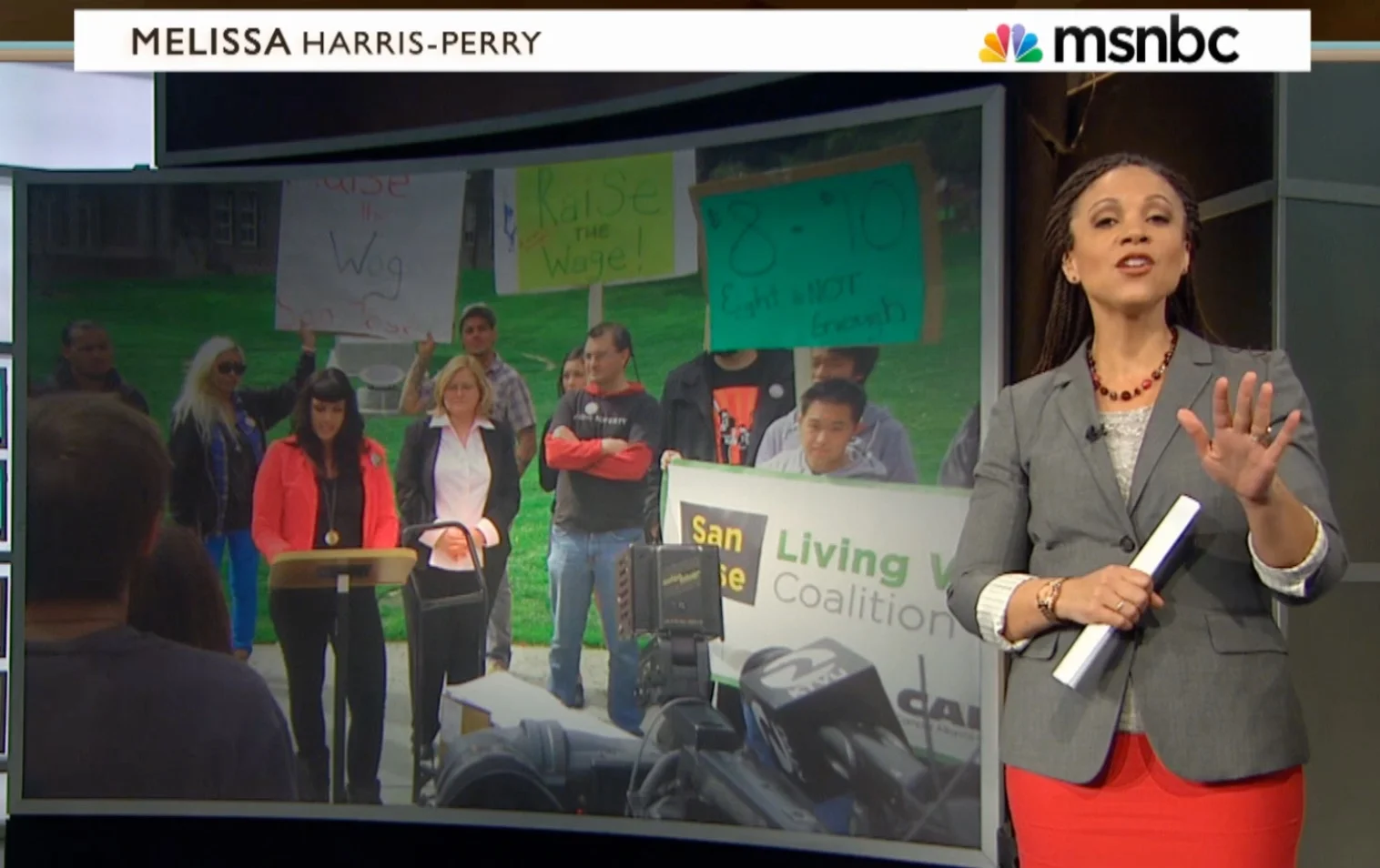 MSNBC Coverage of successful San Jose minimum wage campaign. Click to watch story.