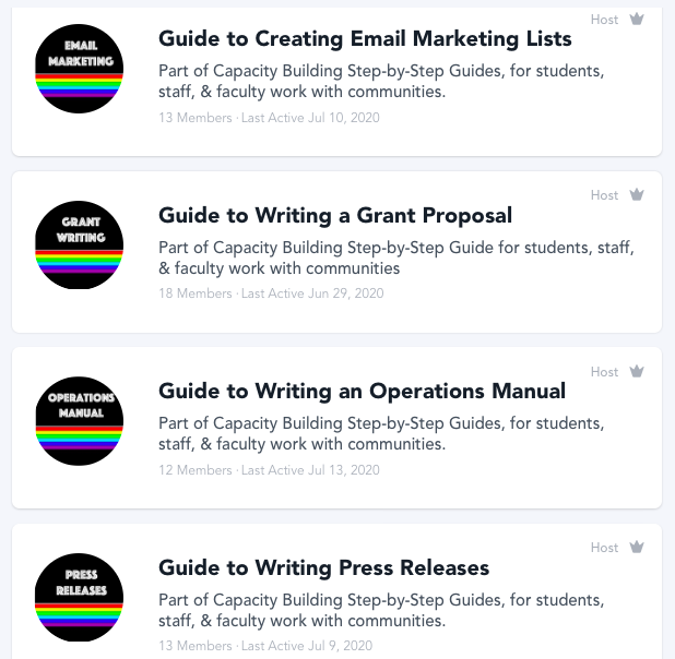 Bonner Foundation Announces New Capacity Building Step-by-Step Guides