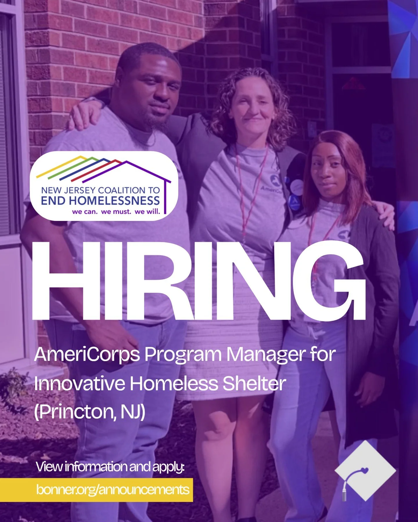 🏠 NJCEH is hiring an AmeriCorps Program Manager to lead a transformative shelter initiative across New Jersey. This role will design and manage a program placing 12 AmeriCorps members at shelters statewide, helping clients achieve housing stability.