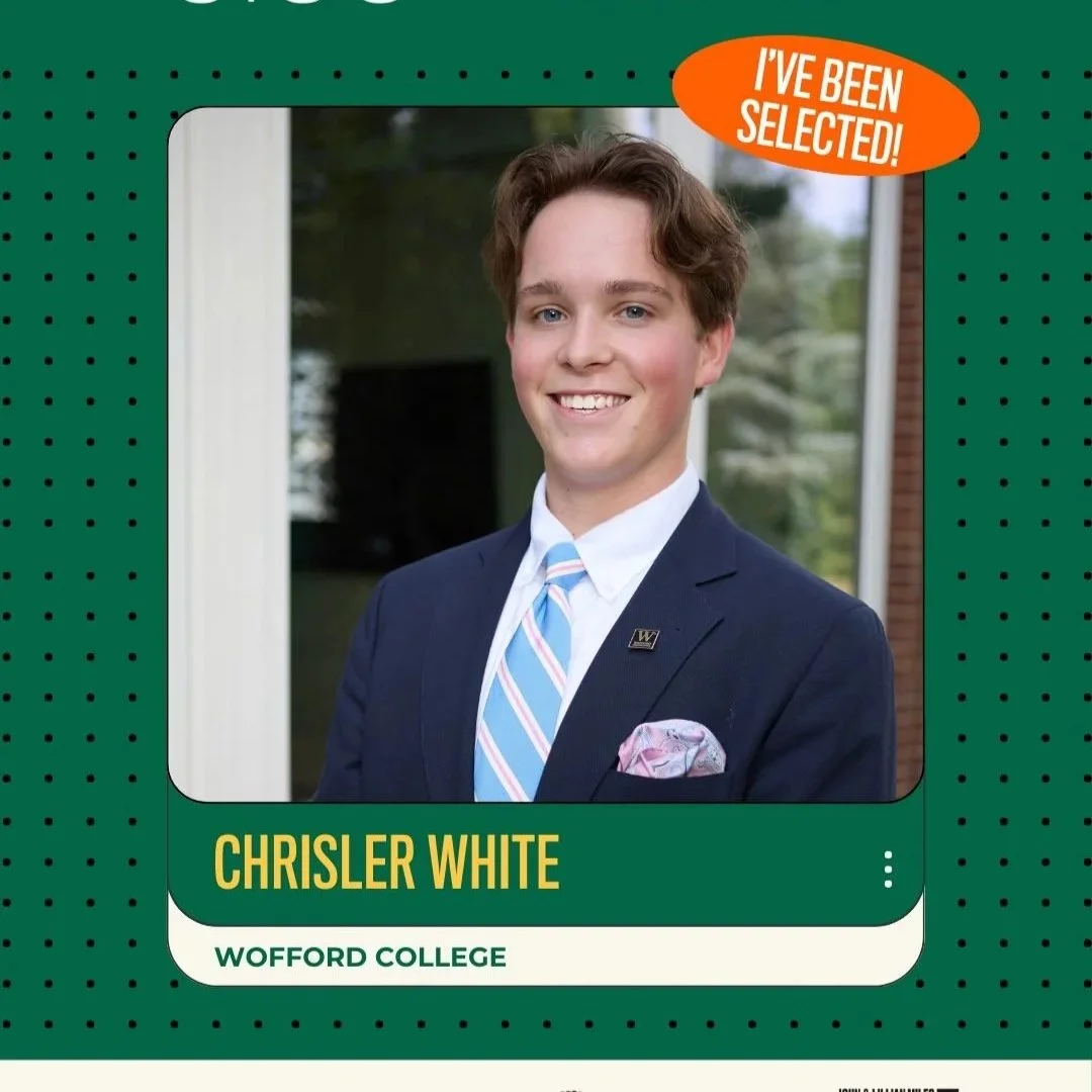 Wofford College Bonner Selected As A CIEE Frederick Douglass-Daniel O’Connell Glob. Summer Intern
