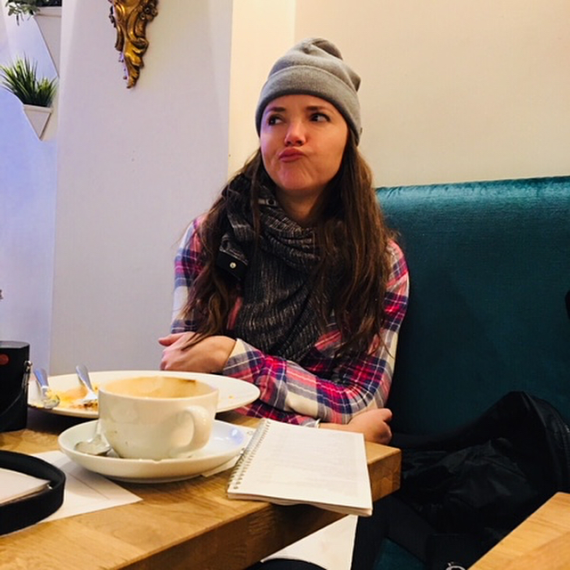 More estimates or more bacon.  5am decisions in Amsterdam. 🤔💭🥓. Photo @matt_conant #amsterdam #layover #morecoffee #perdiem #ltwoproductions