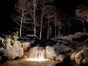 Earth Elements Winter Landscape Lighting, Waterfalls, Huntsville, Ontario.jpeg