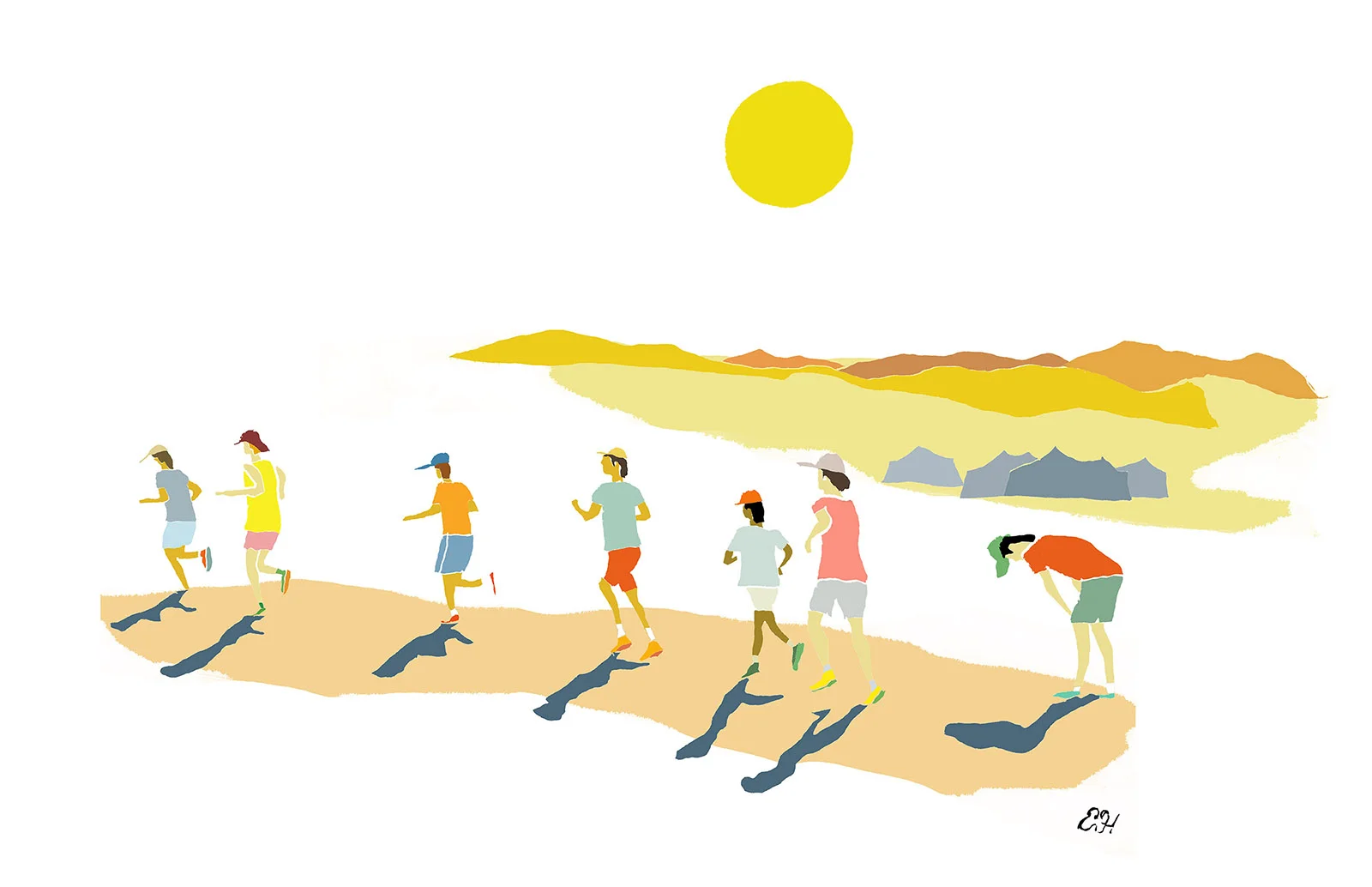 collage illustration for Macalester College