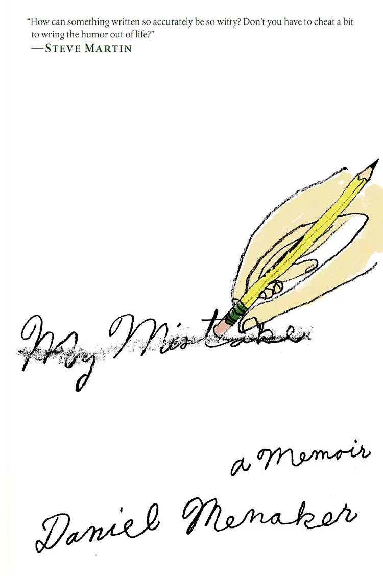 Cover design for Daniel Menaker memoir (HoughtonMifflin)