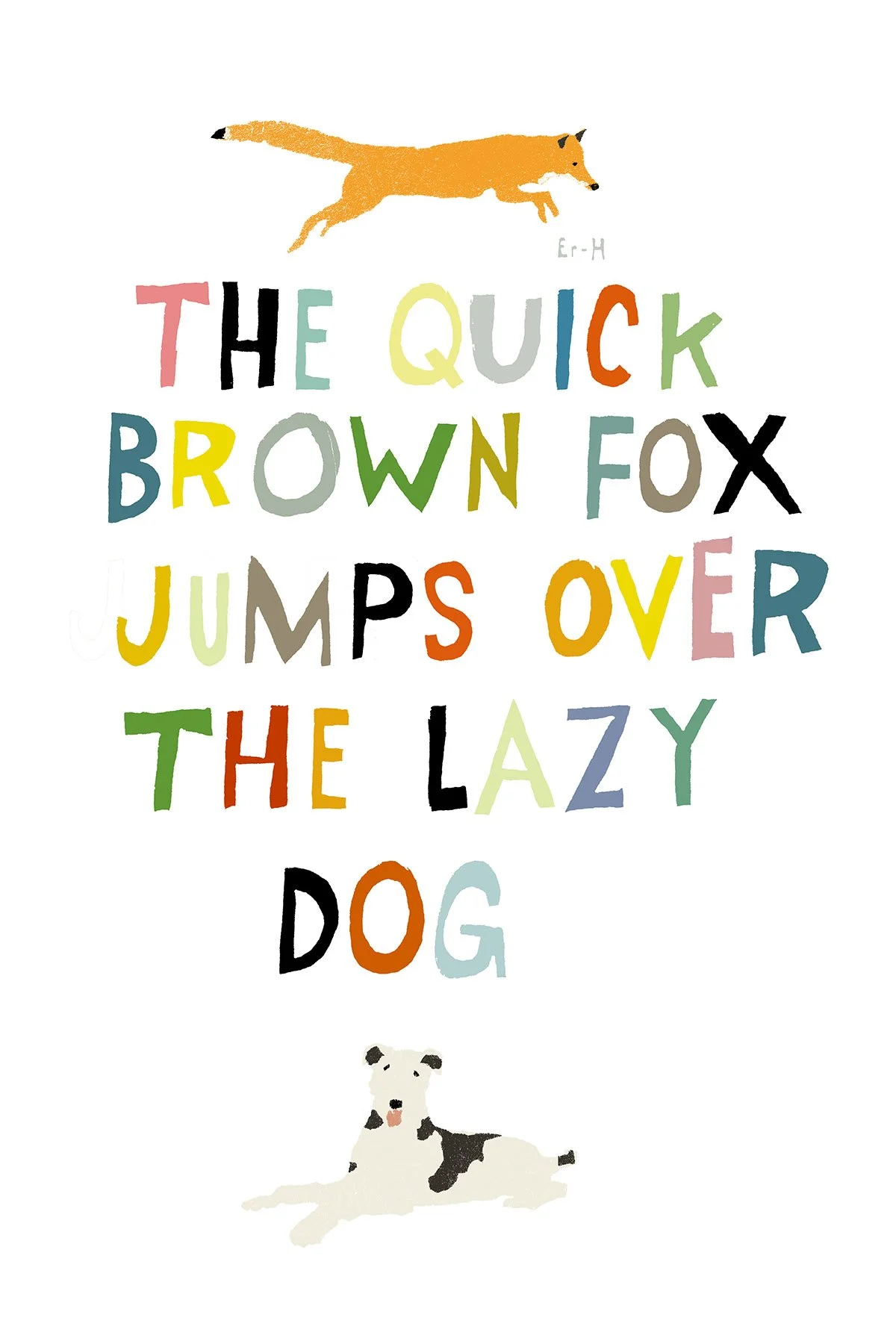The Quick Brown Fox Jumps Over The Lazy Dog [portfolio piece]