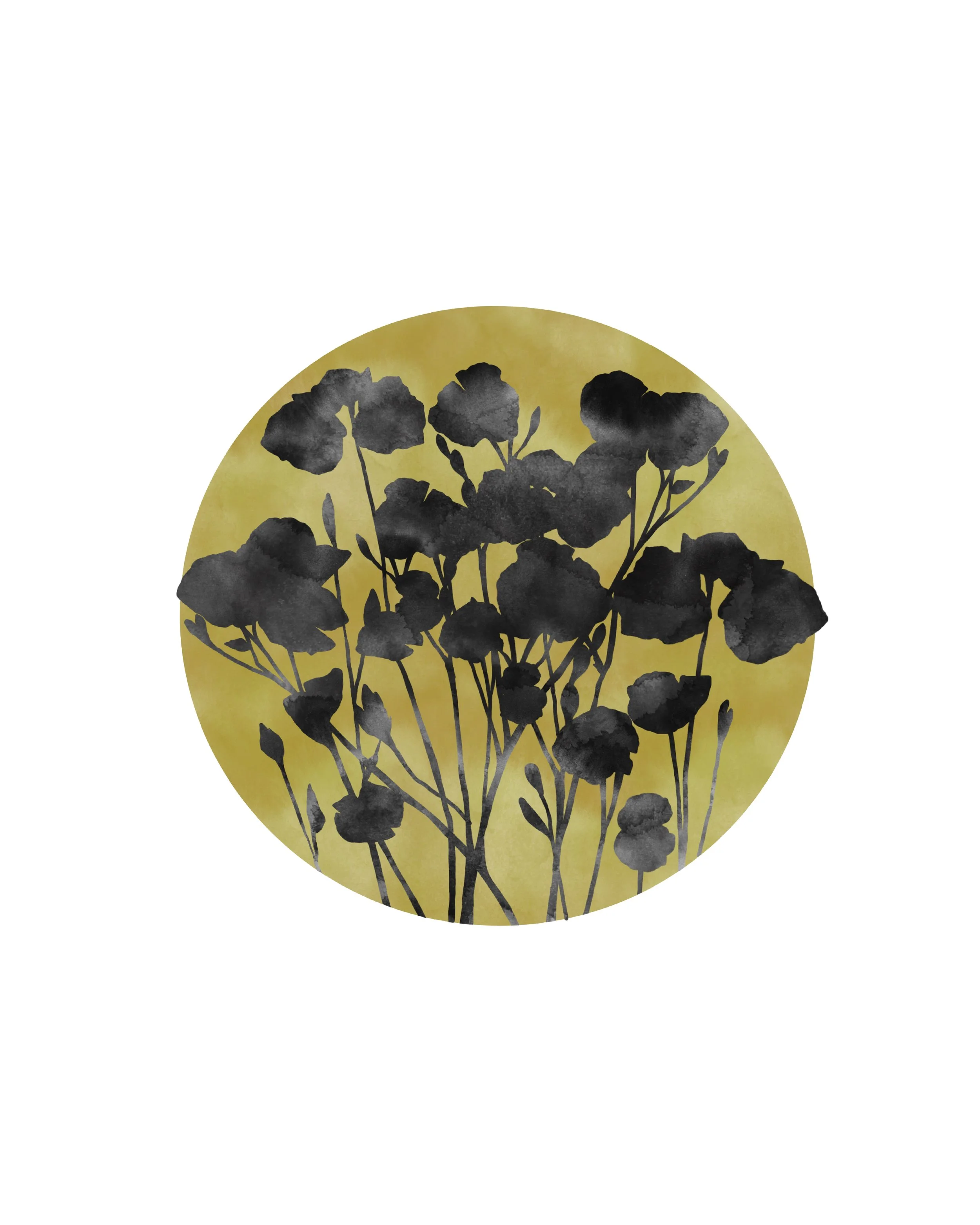 "Silhouette No. 1" Framed